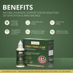 AddictionKlean Drops - Ayurvedic Support for De-Addiction Recovery & Mental Calmness (50ml)
