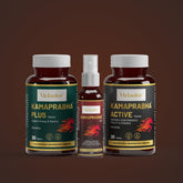 Kamaprabha – Ayurvedic Power Combo for Men's Performance, Energy & Vitality - Combo Pack