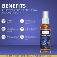 Asthicare Oil – Herbal Oil for Joint Pain, Inflammation, Muscle Stiffness & Mobility Support (100 ml)