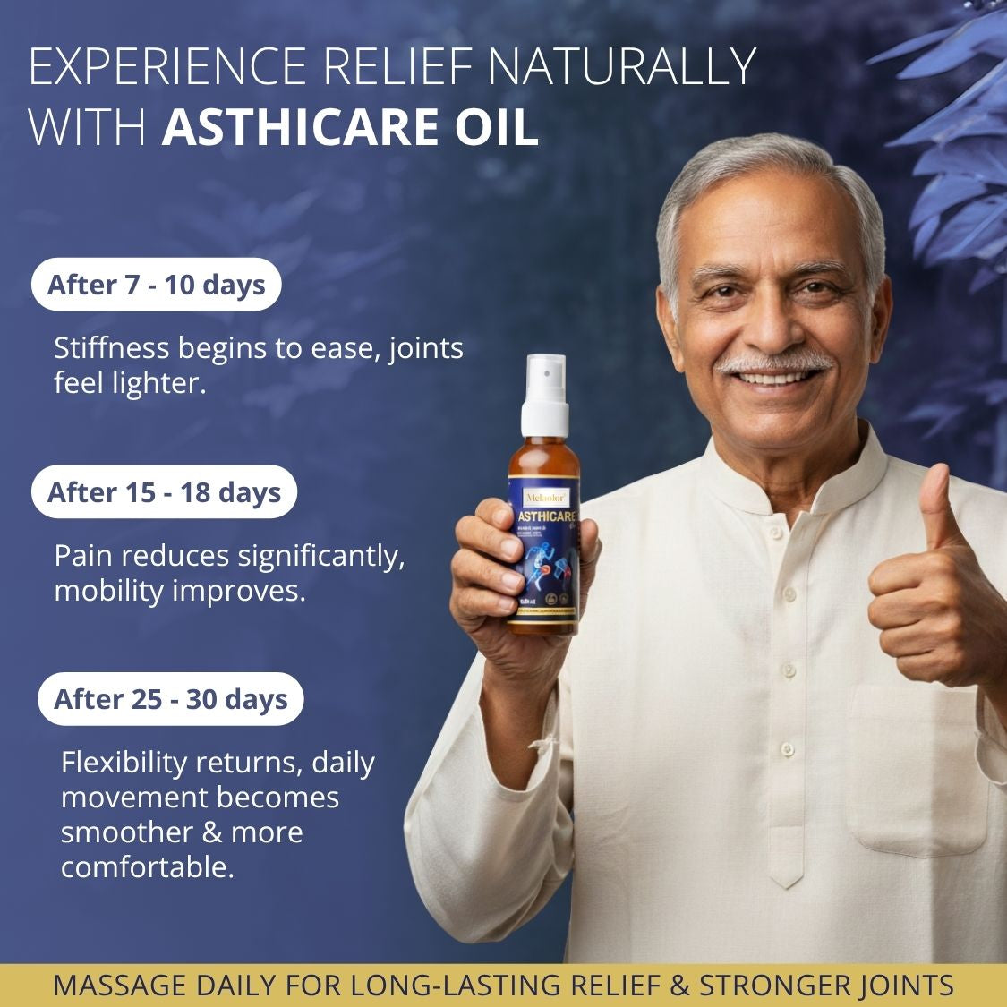 Asthicare Oil – Herbal Oil for Joint Pain, Inflammation, Muscle Stiffness & Mobility Support (100 ml)