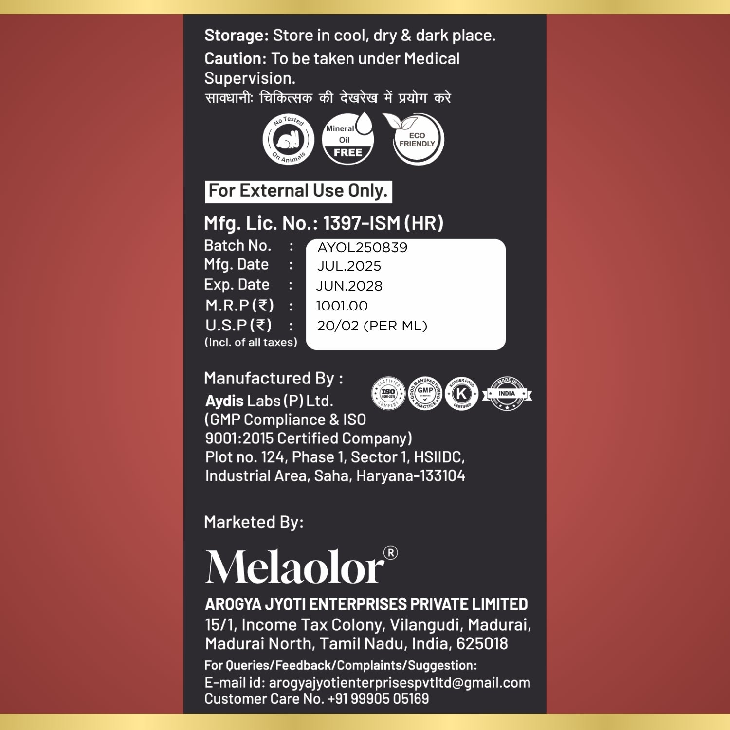 Manokaamya – Ayurvedic Combo for Male Vitality, Energy & Confidence - Triple Action Combo (Tablet M + Tablet E + Oil)