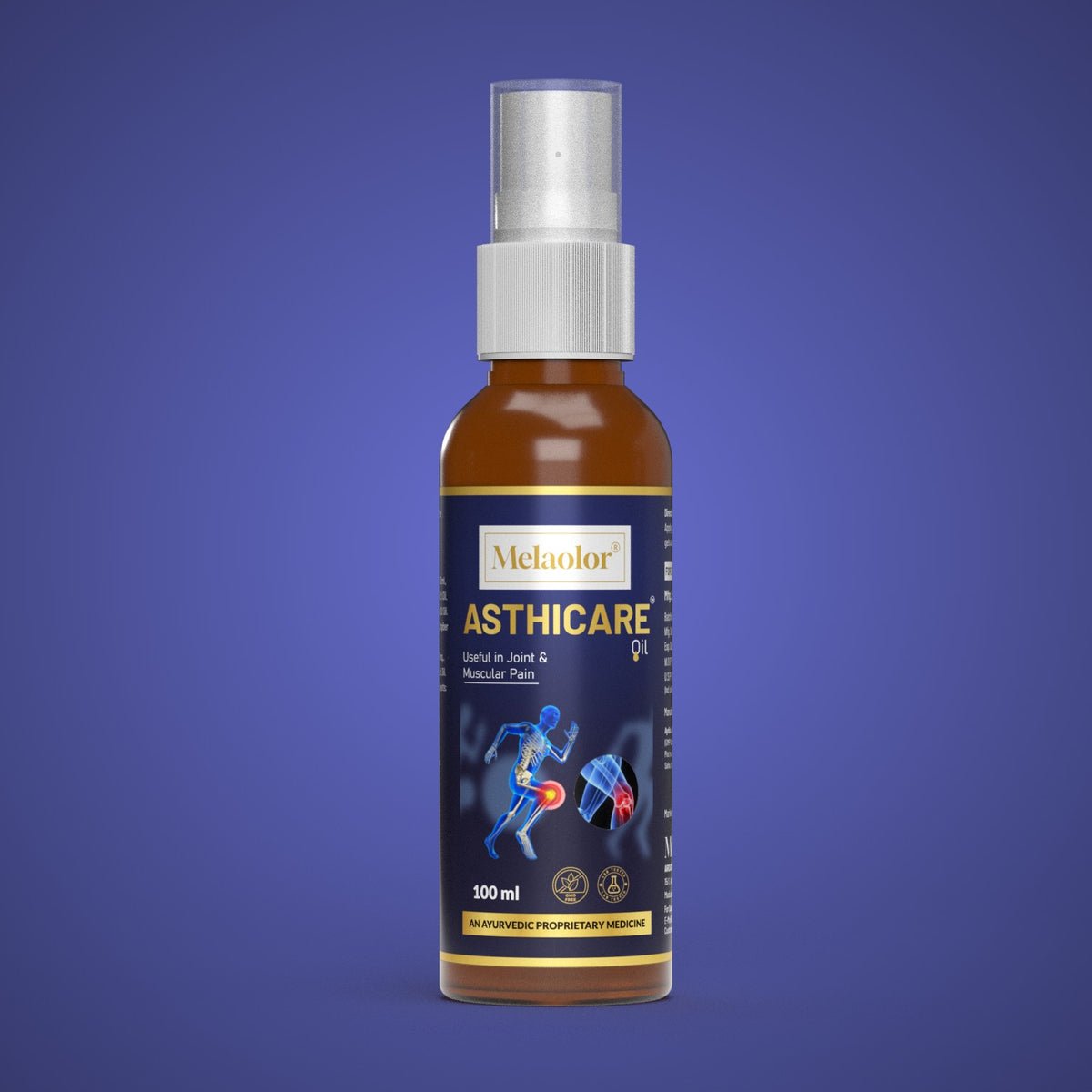 Asthicare Oil – Herbal Oil for Joint Pain, Inflammation, Muscle Stiffness & Mobility Support (100 ml)
